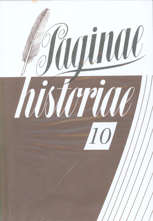 Paginae historiae :sborník Státního ústředního archivu v Praze.10
