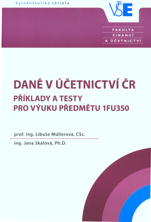 Daně v účetnictví ČR