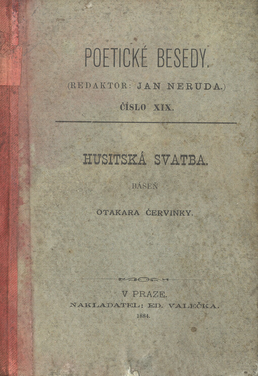 Husitská svatba : báseň Otakara Červinky