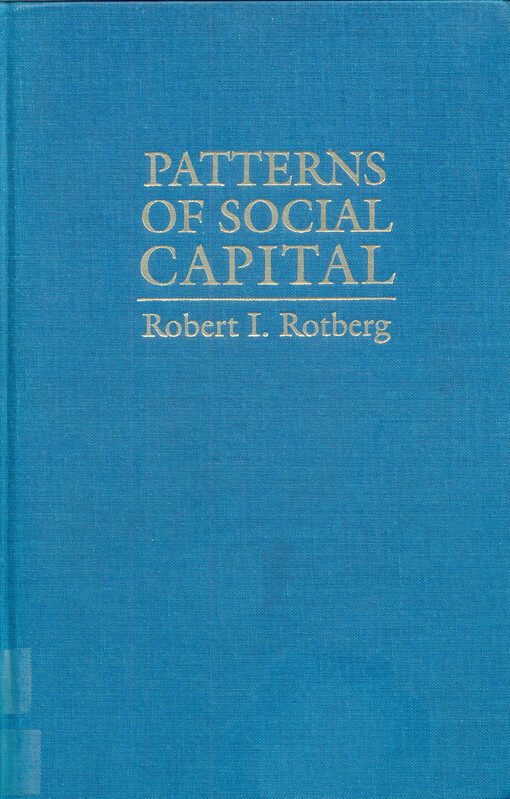 Patterns of social capital : stability and change in historical perspective