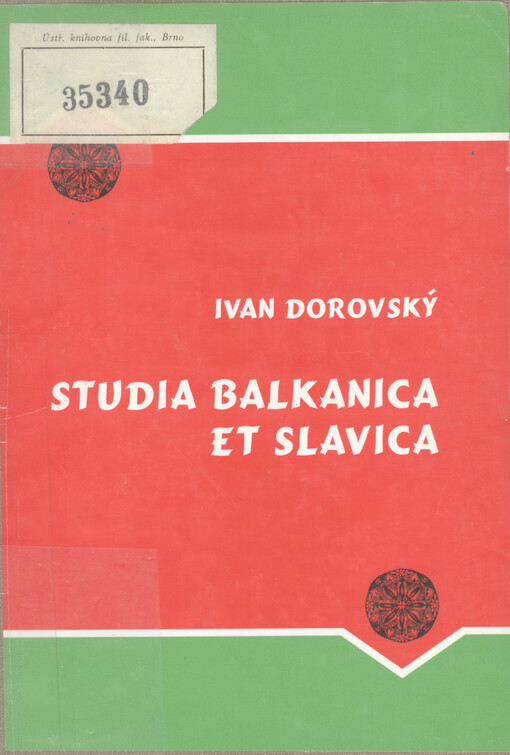 Studia balkanica et slavica