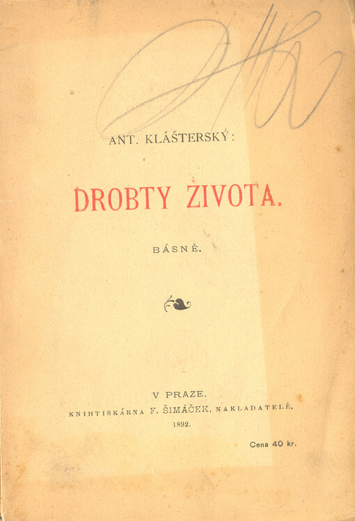 Drobty života :Básně