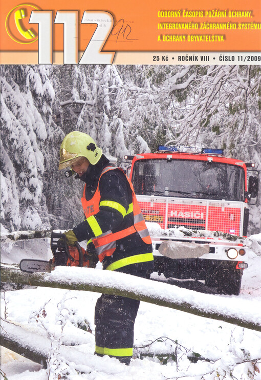112 : odborný časopis požární ochrany, integrovaného záchranného systému a ochrany obyvatelstva