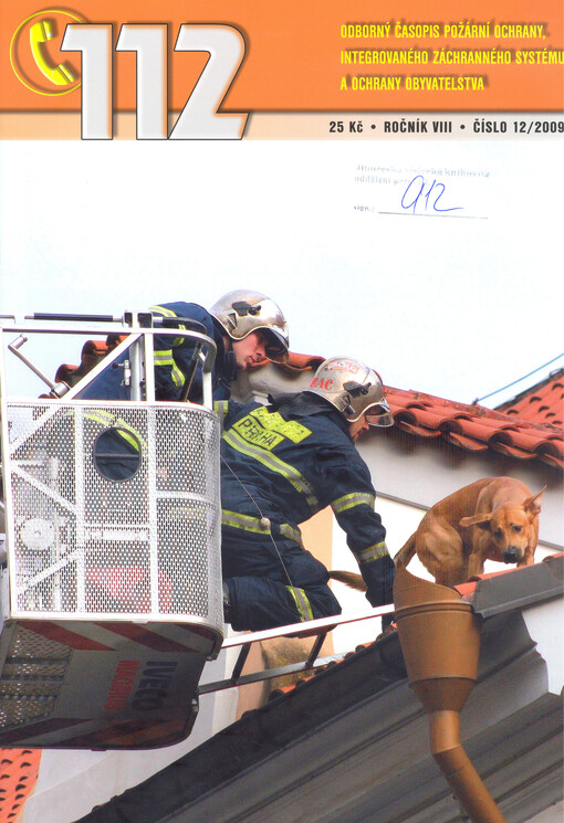 112 : odborný časopis požární ochrany, integrovaného záchranného systému a ochrany obyvatelstva