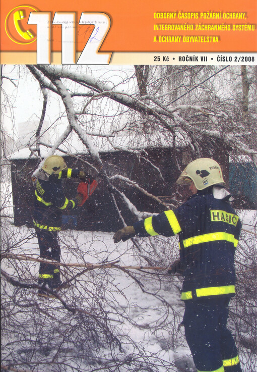 112 : odborný časopis požární ochrany, integrovaného záchranného systému a ochrany obyvatelstva
