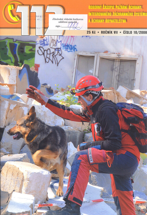 112 : odborný časopis požární ochrany, integrovaného záchranného systému a ochrany obyvatelstva