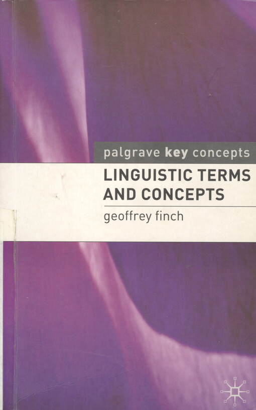 Linguistic terms and concepts
