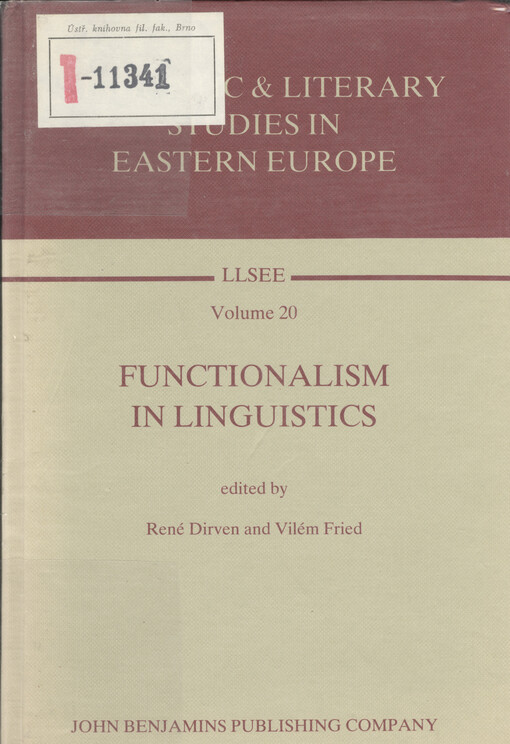 Functionalism in linguistics