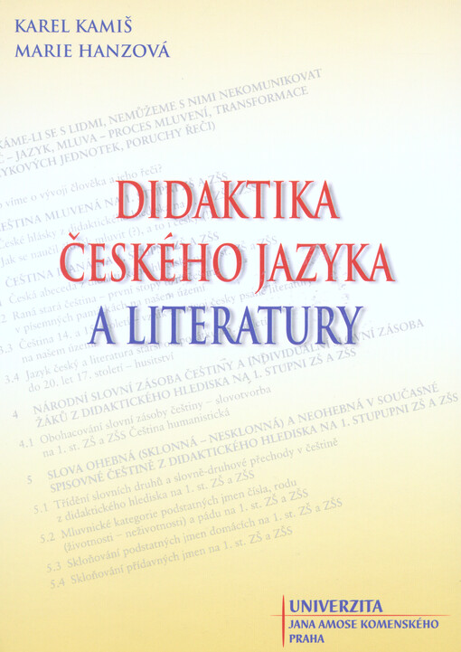 Didaktika českého jazyka a literatury