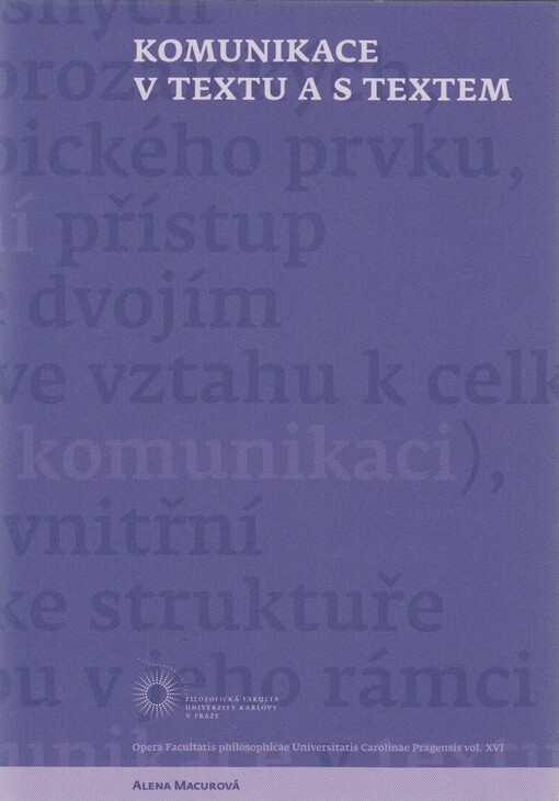Komunikace v textu a s textem