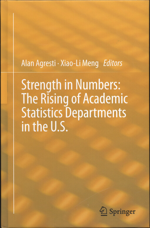 Strength in numbers : the rising of academic statistics departments in the U.S.