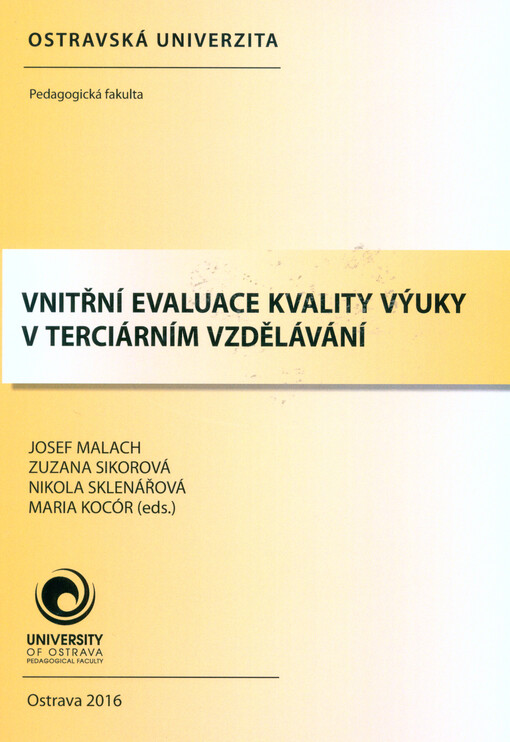 Vnitřní evaluace kvality výuky v terciárním vzdělávání