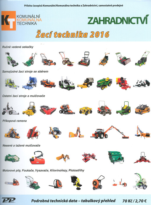  Příloha - Žací technika 2016