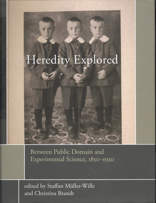 Heredity explored : between public domain and experimental science, 1850-1930