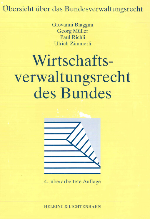 Wirtschaftsverwaltungsrecht des Bundes