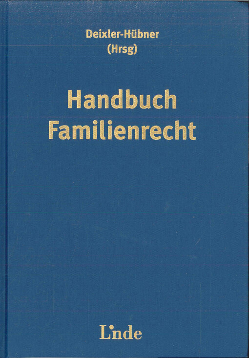 Handbuch Familienrecht