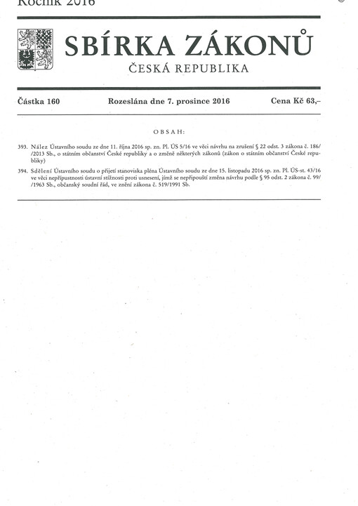  č. 160