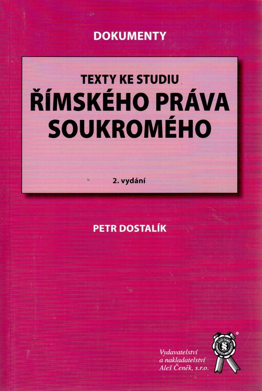 Texty ke studiu římského práva soukromého