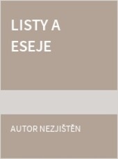 Listy a eseje