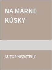Na márne kúsky