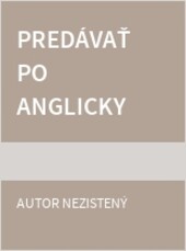Predávať po anglicky