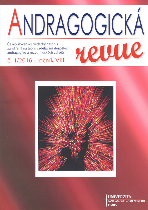 Andragogická revue : česko-slovenský vědecký časopis zaměřený na teorii vzdělávání dospělých, rozvoj lidských zdrojů a andragogiku