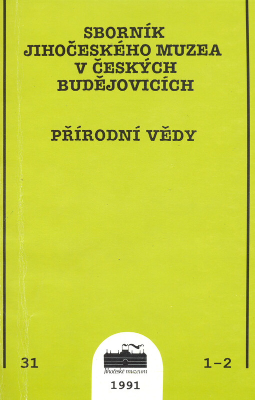 Sborník Jihočeského muzea v Českých Budějovicích. Přírodní vědy