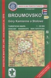 Broumovsko, Góry Kamienne a Stołowe [kartografický dokument]