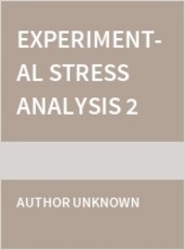 Experimental Stress Analysis 2016