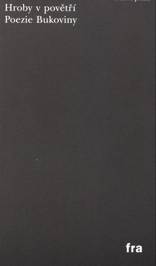 Hroby v povětří / Poezie Bukoviny