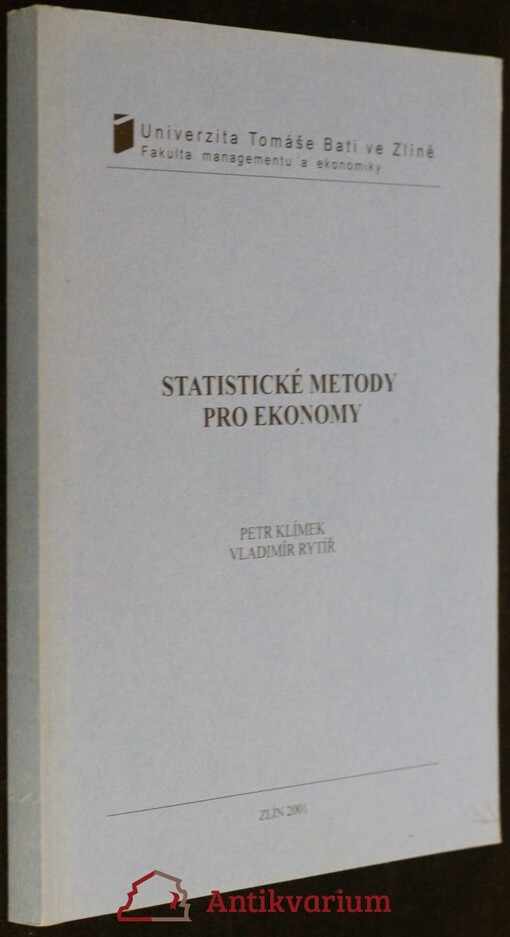 Statistické metody pro ekonomy.