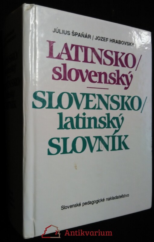 Slovník latinský obojstranný