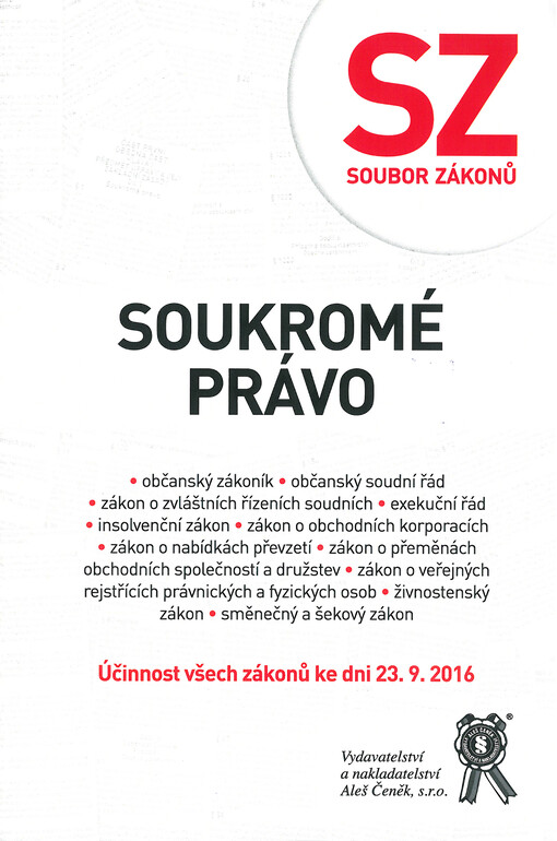Soukromé právo : (soubor zákonů)