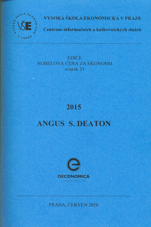 2015 - Angus S. Deaton