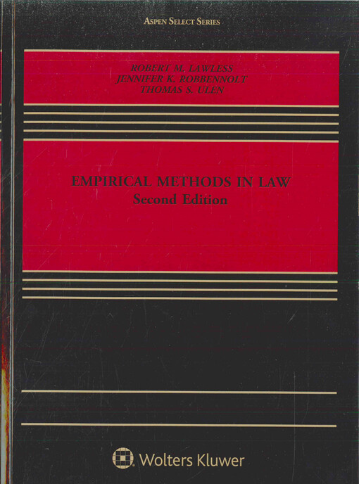 Empirical methods in law