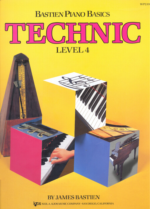 Bastien piano basics.Level 4 /Technic., 4