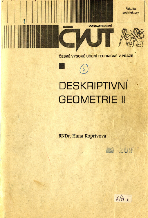 Deskriptivní geometrie II
