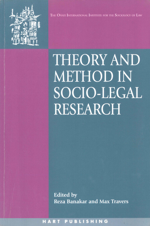 Theory and method in socio-legal research