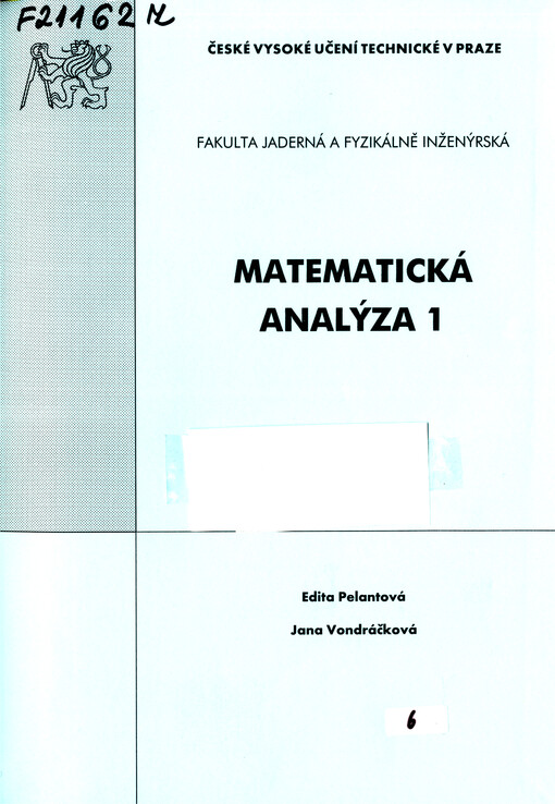Matematická analýza 1