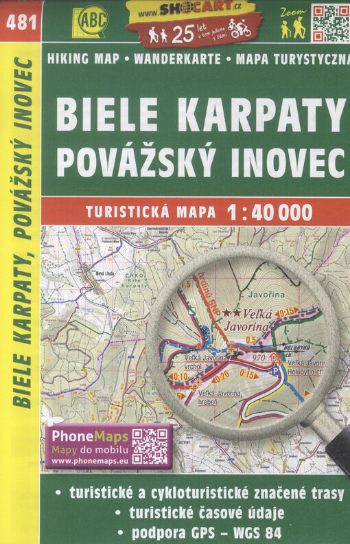 Biele Karpaty, Povážský Inovec : turistická mapa 1:40 000