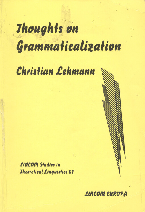 Thoughts on grammaticalization
