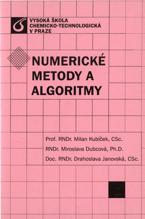 Numerické metody a algoritmy