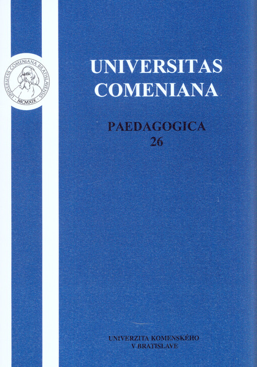 Zborník Filozofickej fakulty Univerzity Komenského. H, Paedagogica