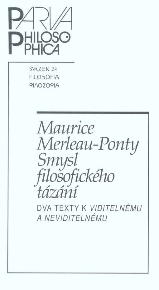 Smysl filosofického tázání