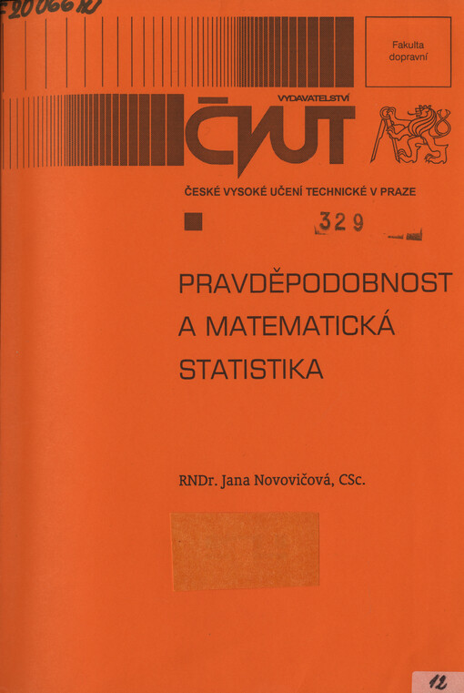 Pravděpodobnost a matematická statistika
