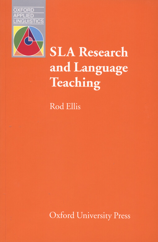 Oxford Applied Linguistics SLA Research and Language Teaching - Ellis, Rod