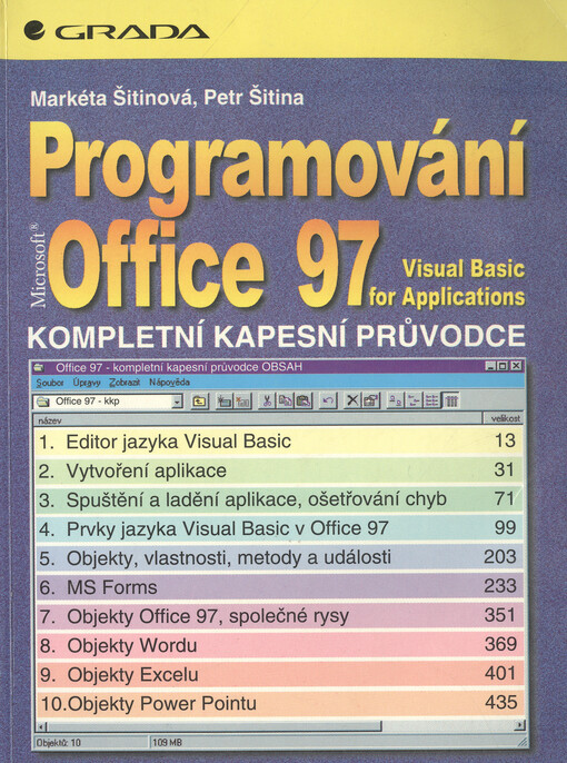Programování Microsoft Office 97 - Visual Basic for Applications : kompletní kapesní průvodce