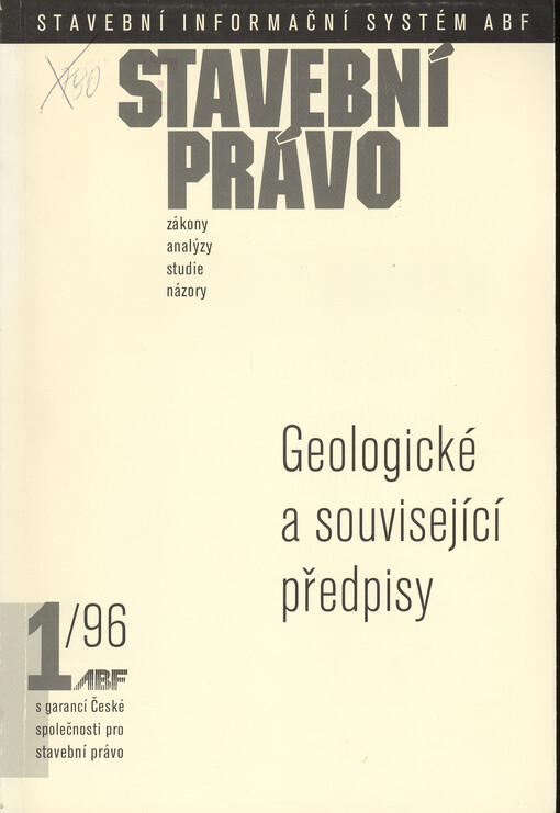 Geologické a související předpisy