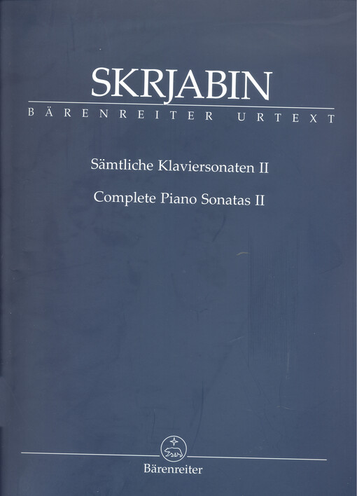 Sämtliche Klaviersonaten. II = Complete piano sonatas. II
