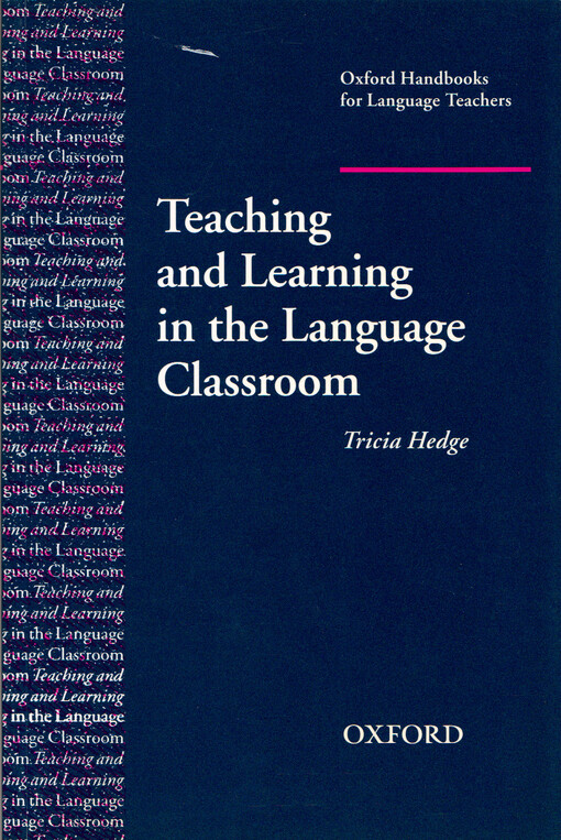 Teaching and learning in the language classroom
